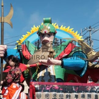 迫力の山車お披露目　根室金刀比羅神社例大祭が開幕【根室】_1(2024-08-10)
