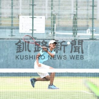 釧北陽単でアベックＶ　ソフトテニス高校新人戦【釧路市】(2024-08-27)