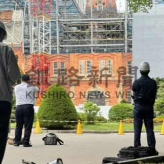 八角塔２年ぶり戻る　赤れんが庁舎【札幌】_1(2024-08-02)