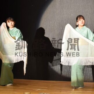 輪になって踊り「夏まつり」満喫　若柳吉澄奈社中【釧路市】(2024-08-07)