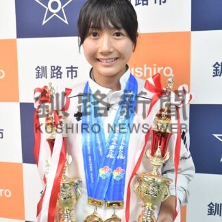 畠山選手 陸上インハイ２冠　釧路出身女子、初の快挙【釧路市】(2024-08-08)