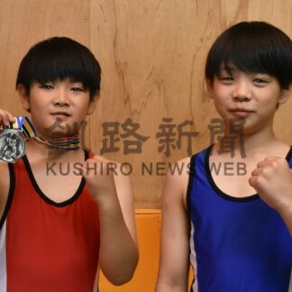 岩崎兄弟全国で好成績　少年少女レスリング、選抜初出場決める【根室】(2024-09-03)