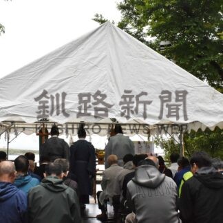 漁業や海上安全を祈願　市杵島神社例祭で遙拝式【根室】(2024-09-24)