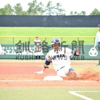 中標津 延長戦制す　秋季高校野球釧根支部予選_1(2024-10-01)