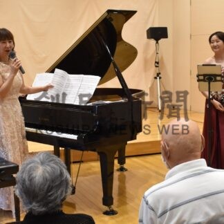 ピアノとオーボエ演奏披露　ときわ台ヒルズで黒木、畠山さんコンサート【釧路市】(2024-09-14)