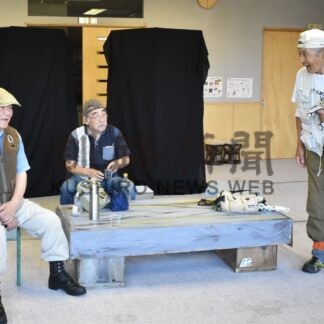 シニア劇団「南の風」稽古に熱　２６日に新作上演【釧路市】(2024-09-18)