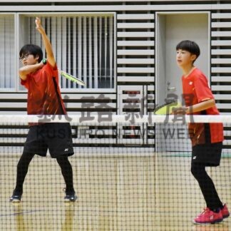 田代・北谷組、佐々木・畠山組優勝　中学ソフトテニス【男子】(2024-10-29)