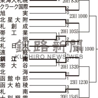 釧江南１８年ぶり８強　秋の全道高校野球_2(2024-10-20)