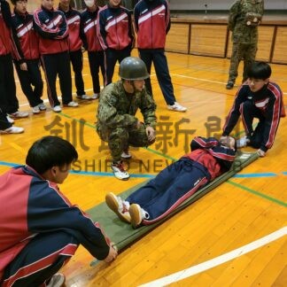 釧工業高で初の一日防災学校【釧路市】(2024-11-28)