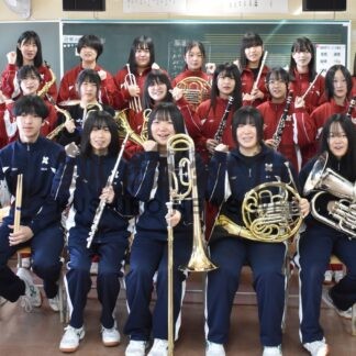 音楽通し地域交流　釧路鳥西中吹奏楽部、７日にＸマスコンサート【釧路市】(2024-11-30)