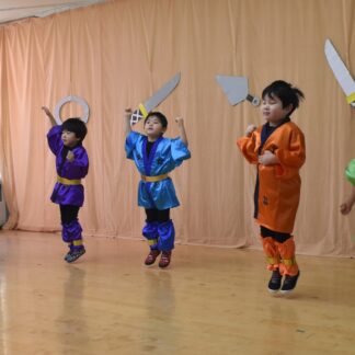 元気満点のお遊戯披露　仏教釧路幼稚園【釧路市】(2024-12-18)