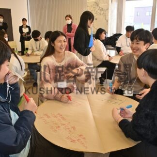 中心部再開発 学生視点で意見　４校交流【釧路市】(2024-12-08)