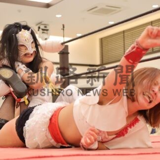 元島民３世のプロレスラー七星さん凱旋試合【根室】(2024-12-08)