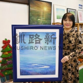 釧路の風景幻想的に　小泉さん７日からパステル画展【釧路市】(2024-12-06)