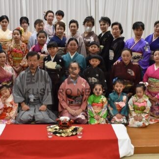 樋口希納美会が扇開きで清め式【釧路市】(2025-01-28)