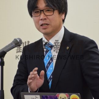 陸稲栽培可能性語る　網走の福田農場当主講演　釧新懇話会【釧路市】(2025-01-17)