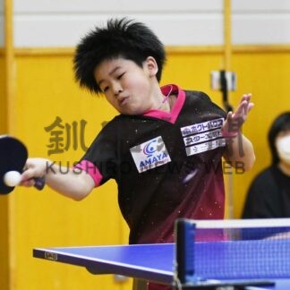 竹花（ＡＭＡＴＡＫＵ）ホープス連覇　小学卓球地区予選【釧路市】(2025-04-01)