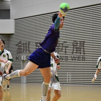 釧路工業男子初Ｖ、釧江南女子連覇　高校ハンドボール山辺杯【釧路市】(2025-04-01)