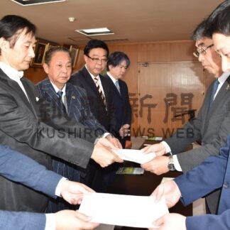 太陽光発電施設建設中止を　５団体、市長に要望【釧路市】(2025-04-29)