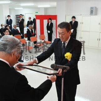 ３基目避難タワー落成で式典【釧路町】_1(2025-04-13)