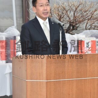 「信念、覚悟で２期目挑戦」　山口氏の事務所開き【標津】(2025-04-22)