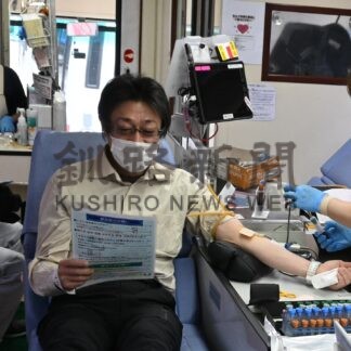 社員ら６０人善意の献血　サンエス電気通信【釧路市】(2025-04-06)