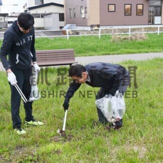 釧路南ロータリーク、昭和東公園を清掃【釧路市】(2025-05-15)