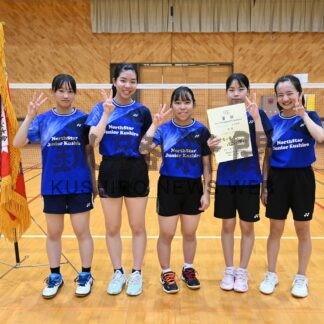 ＣＢＢＣ白糠３連覇、女子はノーススタージュニア釧路　バドミントン中体連【釧路町】_1(2025-06-30)