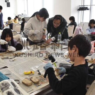 工作や化石探しに挑戦　釧路少年少女発明ク、今年度の活動スタート【釧路市】(2025-06-07)