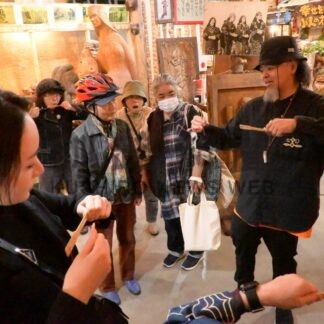 ムックリの鳴らし方伝授　チャズさん講師【釧路市】(2025-06-02)