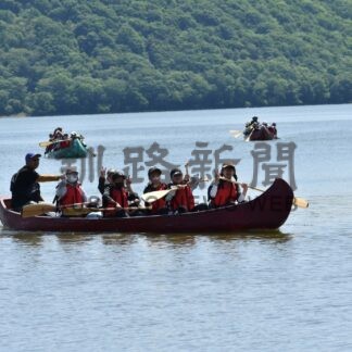 虹別小児童 カヌー川下り体験　湿原の雄大な景色堪能【標茶】(2025-06-24)