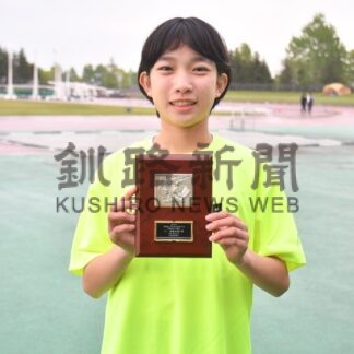 櫻岡（弟子屈６年）２種目大会新　陸上全道小学生大会釧路地方予選会【釧路市】(2025-06-10)