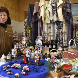 ハンドメードの力作並ぶ　彩花工房で作品展【鶴居】(2025-06-06)
