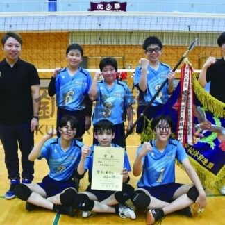 釧鳥取が連覇達成　男子は釧路広域クＶ　バレーボール中体連釧路地区【釧路市】_1(2025-07-08)