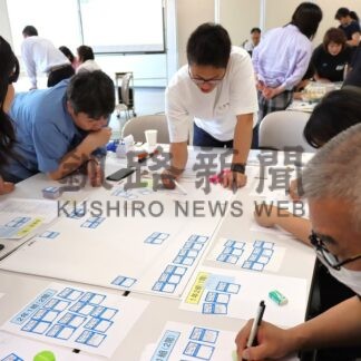 避難所運営法ゲームで学ぶ　地震を想定「Doはぐ」体験会【根室市】(2025-07-12)
