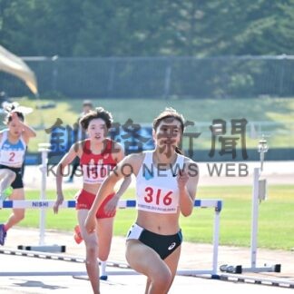 釧根勢が南部陸上で躍動　栗田、山室、村岡、畠山Ｖ【釧路市】_1(2025-07-16)