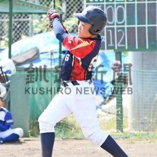 白球追い掛け全力プレー　釧新旗少年野球大会【釧路市】_3(2025-07-21)
