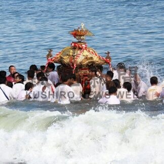 荒波なんのみこし勇壮　厳島神社例大祭【白糠町】(2025-07-28)