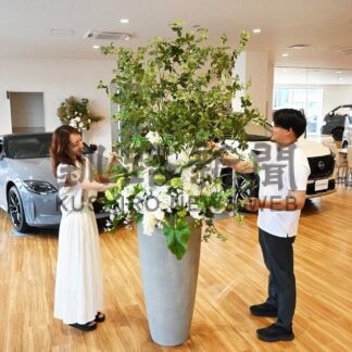 予算に合わせて花装飾　ＭＥＤＥＲＵ　道内初のシステム提供【釧路市】(2025-08-01)