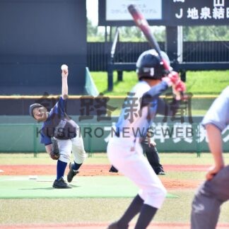 頂点目指し熱戦火ぶた　釧新旗少年軟式野球開幕【釧路市】(2025-07-07)