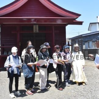 流域の歴史に思いはせ　サルウシナイ川周辺巡る散策会　釧路２団体【釧路市】(2025-08-02)