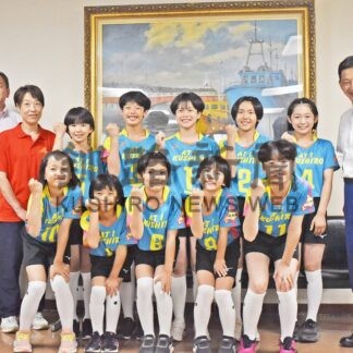 釧路ＡＴ１、小学バレー全国大会へ　「楽しくプレーを」【釧路市】(2025-08-03)