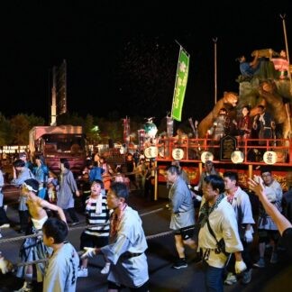 曳山巡行 威勢よく  「水・キラリ」イベントにぎわう【標津町】(2025-08-05)