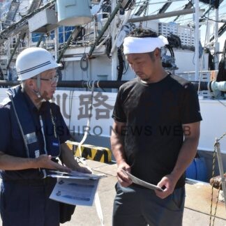 根室では訪船安全指導　サンマ棒受け網漁解禁前に【根室市】(2025-08-09)