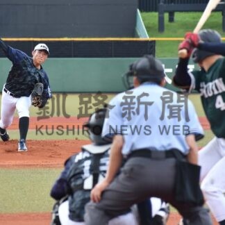 タンチョウリーグ開幕　亜大選手が野球教室【釧路市】(2025-08-10)