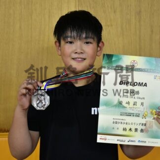 岩崎君（歯舞学園５年）レスリング全国２位　「次はリベンジを」【根室市】(2025-08-21)
