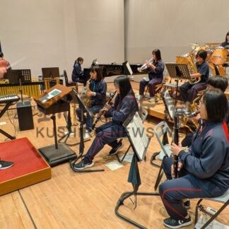 根室高吹奏楽局４年連続全道へ　今年度は過去最少１０人で挑戦【根室市】(2025-08-23)