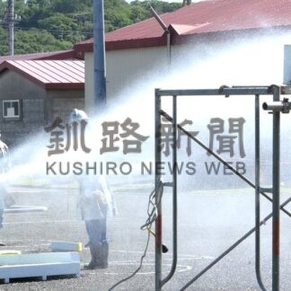 団員らが日頃の成果を存分に披露　消防団など秋季演習【白糠町】(2025-09-19)