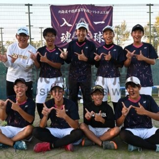 男子が中標津、女子は釧北陽Ｖ　ソフトテニス釧根高校新人大会(2025-09-29)