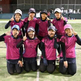 男子が中標津、女子は釧北陽Ｖ　ソフトテニス釧根高校新人大会_1(2025-09-29)